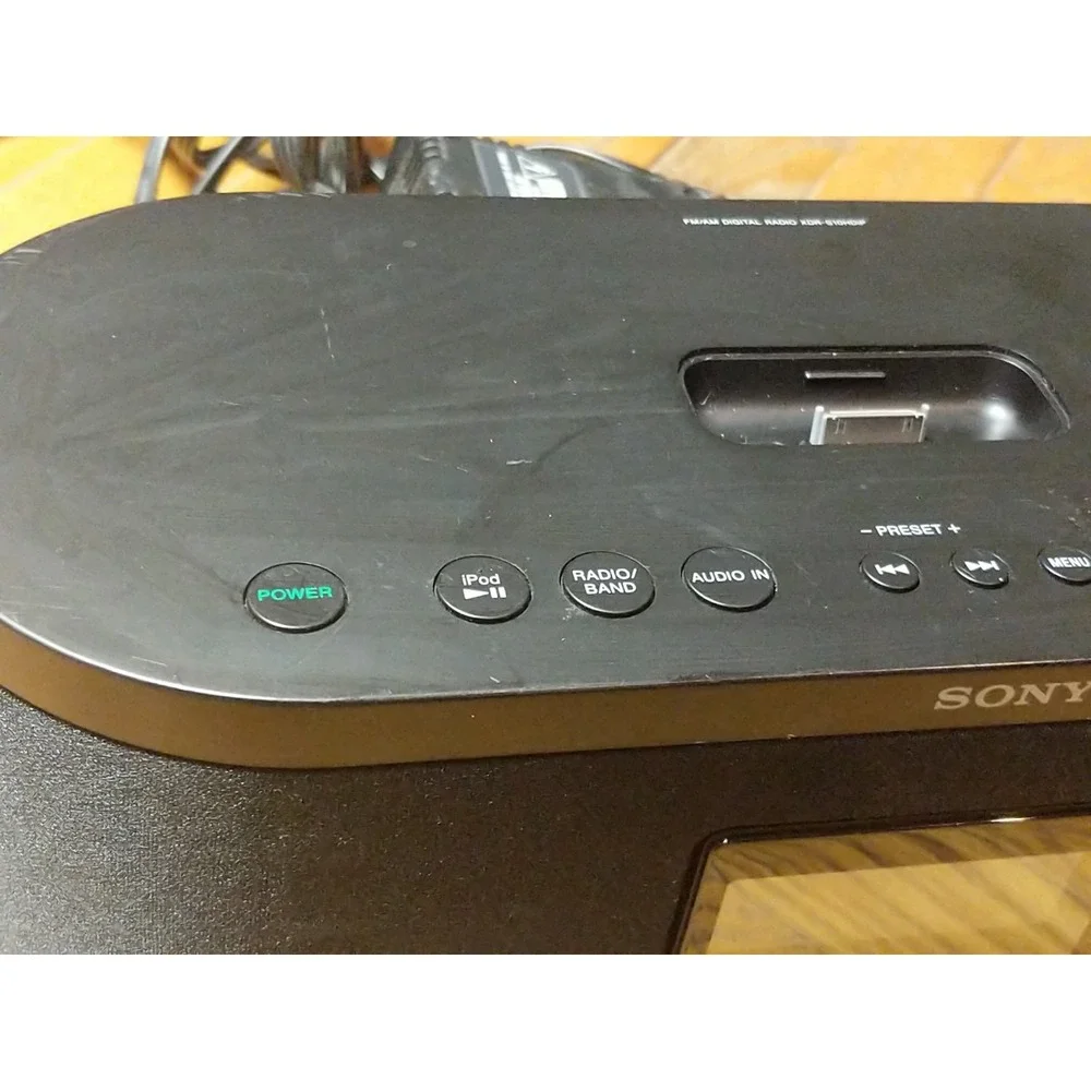 Vintage SONY XDR-S10HDiP AM/FM Stereo Surround Sound Ipod Digital Clock HD Radio
